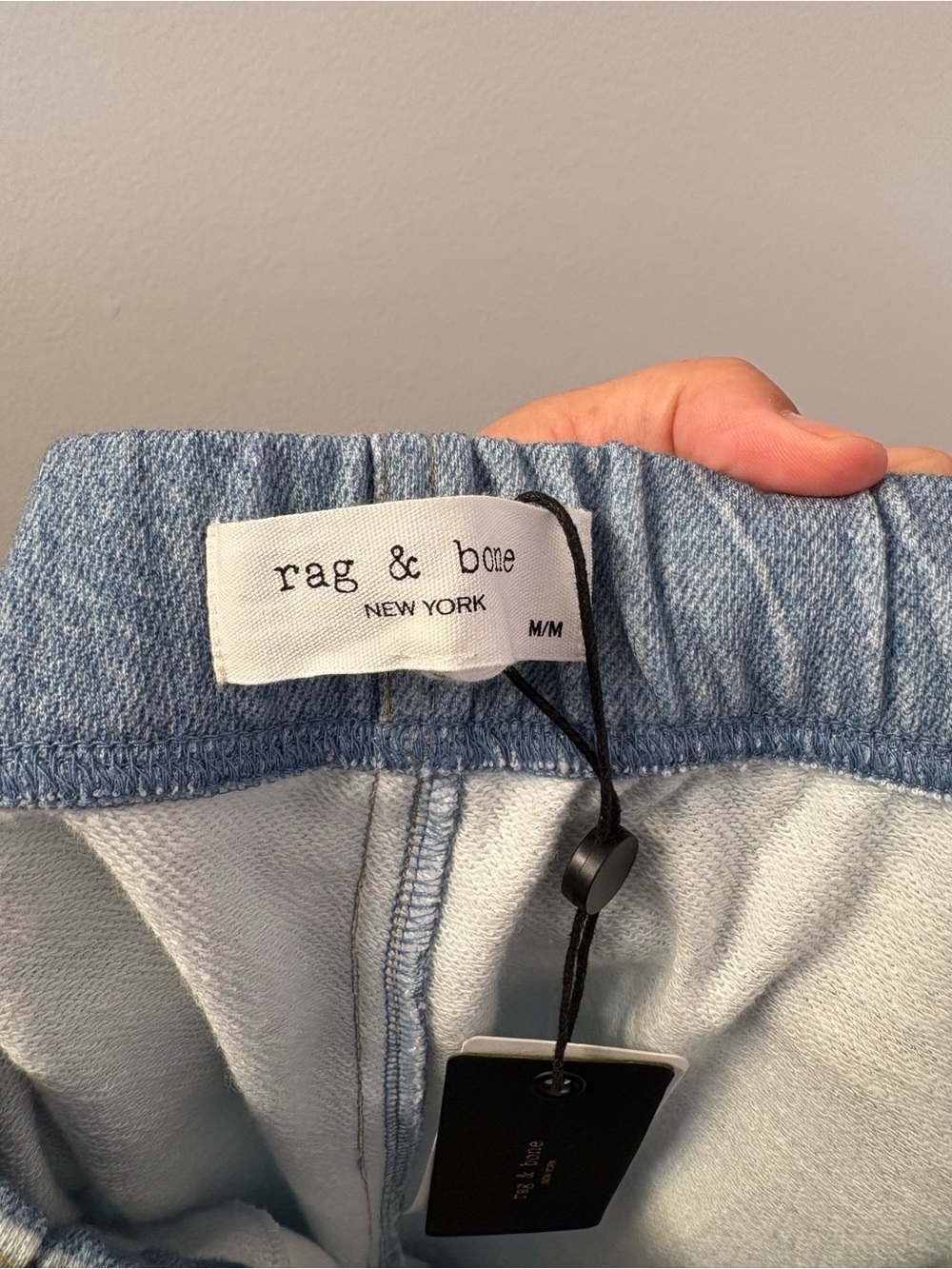 RAG & Bone Miramar Light Blue Denim Jogger Pants NWT Size M •Waist 15-20• - Picture 10 of 11